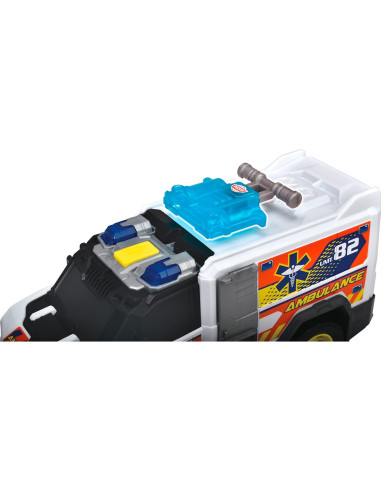 S203306024,Masina de ambulanta Dickie Toys Medical Responder 30 cm cu lumini si sunete