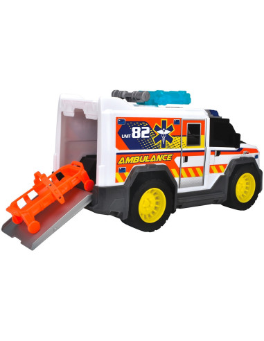 S203306024,Masina de ambulanta Dickie Toys Medical Responder 30 cm cu lumini si sunete