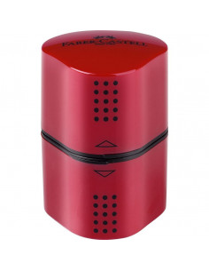 FC183801/ROSU,Ascutitoare Faber-Castell Tripla Grip 2001, Rosu