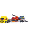 S203715020,Set Dickie Toys Micro Rescue Truck cu un camion de salvare si 2 vehicule