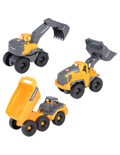 S203722015,Set Dickie Toys Construction Set cu 3 vehicule 16 cm 2