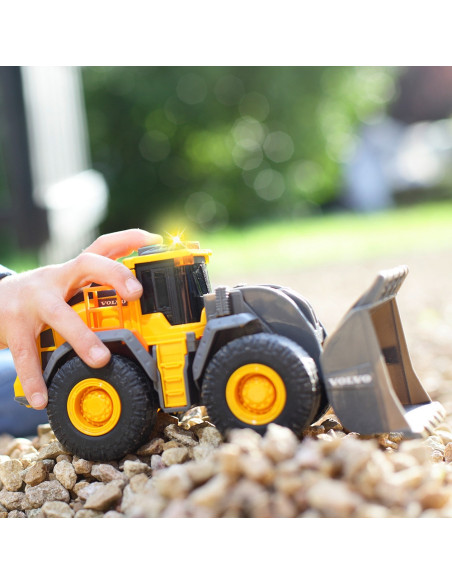 S203723006,Buldozer Dickie Toys Volvo Wheel Loader 23 cm cu lumini si sunete