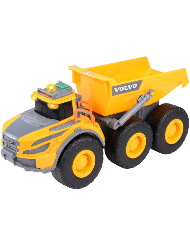 S203723007,Camion basculant Dickie Toys Volvo Articulated Hauler 23 cm cu lumini si sunete