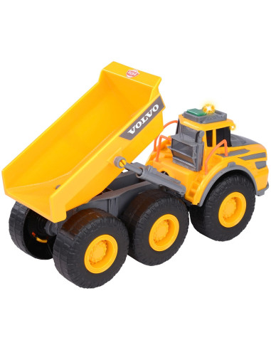 S203723007,Camion basculant Dickie Toys Volvo Articulated Hauler 23 cm cu lumini si sunete