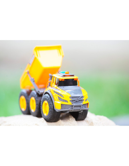 S203723007,Camion basculant Dickie Toys Volvo Articulated Hauler 23 cm cu lumini si sunete