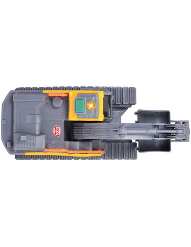S203723008,Excavator Dickie Toys Volvo Tracked Excavator 23 cm cu lumini si sunete