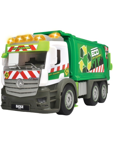 S203745014,Masina de gunoi Dickie Toys Action Truck Garbage 26 cm cu lumini si sunete