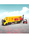 S203747018,Camion Dickie Toys DHL Heavy Truck 35 cm cu lumini si sunete