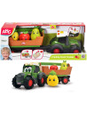 S204115010,Tractor Simba ABC Freddy Fruit Trailer 30 cm cu lumini, sunete, remorca si figurine