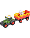 S204115011,Tractor Simba ABC Fendt Animal Trailer 30 cm cu lumini, sunete, remorca si figurina