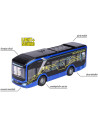 S213743008,Autobuz Majorette MAN Lion's City 10 E 22,5 cm cu lumini si sunete