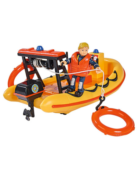 S109252571038,Barca Simba Fireman Sam Neptune 20 cm cu figurina si accesorii