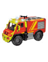 S213712003038,Masina de pompieri Majorette Mercedes Unimog U530 Fire Truck 13 cm cu lumini si sunete