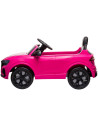 ELKAUQ8R24P,Masinuta electrica Chipolino Audi RS Q8 cu scaun din piele si roti EVA pink