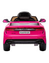 ELKAUQ8R24P,Masinuta electrica Chipolino Audi RS Q8 cu scaun din piele si roti EVA pink