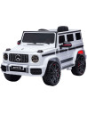 ELJG63MB21W,Masinuta electrica Chipolino SUV Mercedes G63 AMG cu scaun din piele si roti EVA white