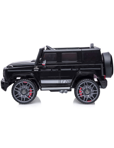 ELJG63MB23B,Masinuta electrica Chipolino SUV Mercedes G63 AMG cu scaun din piele si roti EVA black