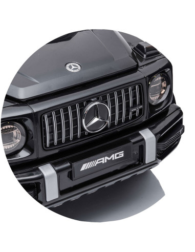 ELJG63MB23B,Masinuta electrica Chipolino SUV Mercedes G63 AMG cu scaun din piele si roti EVA black