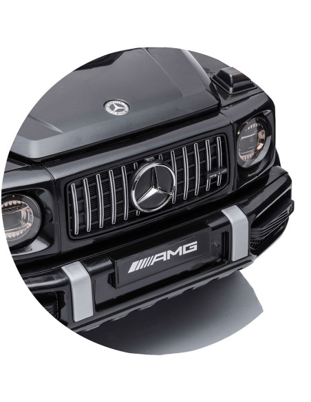 ELJG63MB23B,Masinuta electrica Chipolino SUV Mercedes G63 AMG cu scaun din piele si roti EVA black