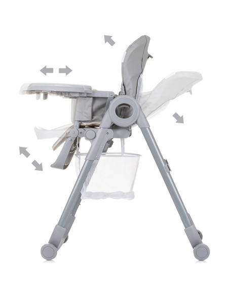 STHMC02401GY,Scaun de masa Chipolino Master Chef pure grey