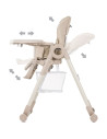 STHMC02402BE,Scaun de masa Chipolino Master Chef pure beige