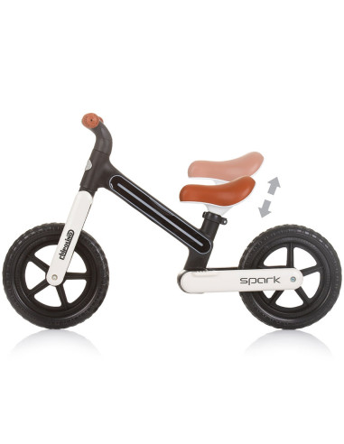 DIKSK02401BW,Bicicleta fara pedale Chipolino Spark black white