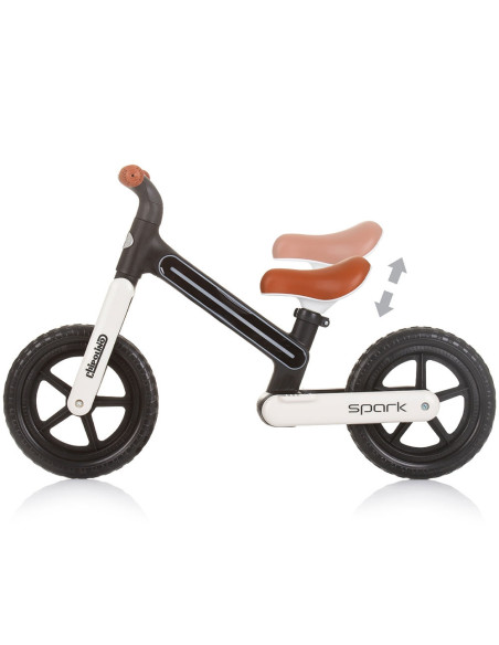 DIKSK02401BW,Bicicleta fara pedale Chipolino Spark black white
