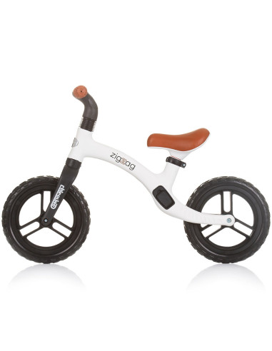 DIKZZ02402BW,Bicicleta fara pedale Chipolino Zig Zag black white