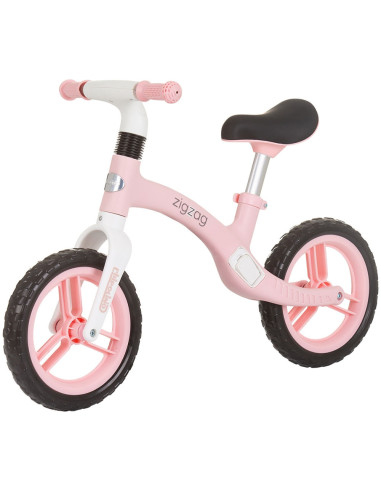 DIKZZ02405PI,Bicicleta fara pedale Chipolino Zig Zag pink