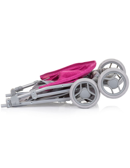 KZKAL02401GP,Carucior pentru papusi Chipolino Alice grey pink linen