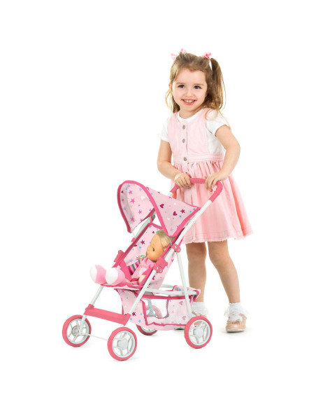KZKAL02402ST,Carucior pentru papusi Chipolino Alice stars