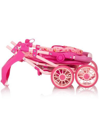 KZKDL02402CC,Carucior pentru papusi Chipolino Dolly cupcakes