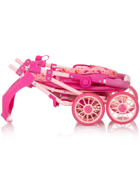 KZKDL02402CC,Carucior pentru papusi Chipolino Dolly cupcakes