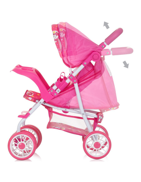 KZKDL02403UN,Carucior pentru papusi Chipolino Dolly unicorns