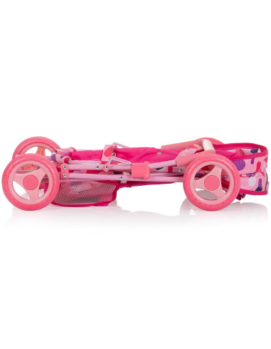 KZKDR02402HE,Carucior pentru papusi Chipolino Dora hearts
