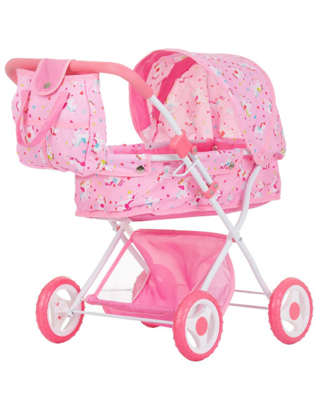 KZKDR02403UN,Carucior pentru papusi Chipolino Dora unicorn