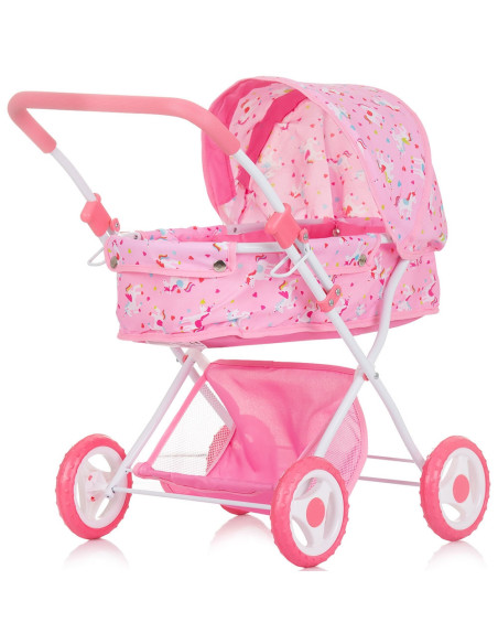 KZKDR02403UN,Carucior pentru papusi Chipolino Dora unicorn