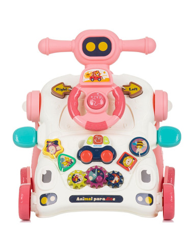 MIKCAR0243PI,Premergator Chipolino Car 3 in 1 pink