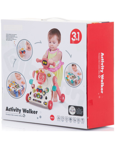 MIKCAR0243PI,Premergator Chipolino Car 3 in 1 pink