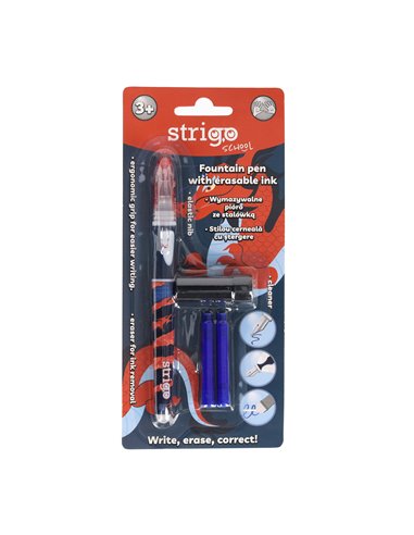 Stilou Strigo cu cerneala termosensibila, stergere prin frictiune SSC474, Motiv Dragon