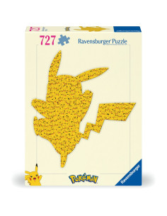 RVSPA01212,Ravensburger - Puzzle contur Pikachu 727 piese 2