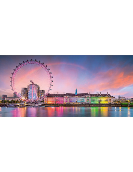 RVSPA00805,Ravensburger - Puzzle panorama Londra colorata 2000 piese