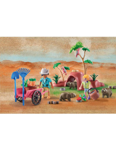 PM71625,Playmobil - Adapost pentru wombat