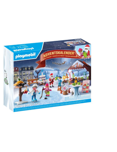 PM71472,Playmobil - Calendar targ de Craciun PM71472,Playmobil - Calendar targ de Craciun