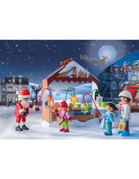 PM71472,Playmobil - Calendar targ de Craciun PM71472,Playmobil - Calendar targ de Craciun