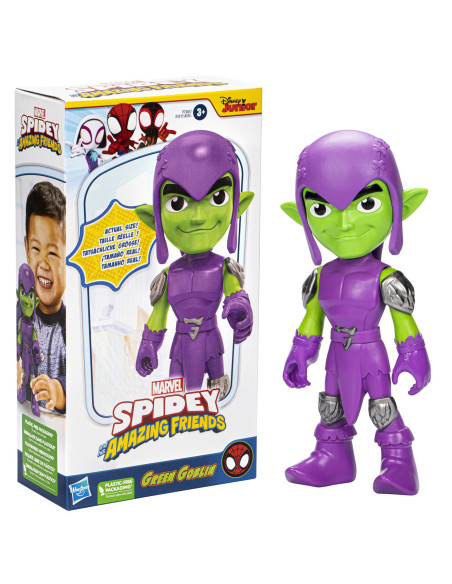 F3711_F7261,Spidey Prietenii Extraordinari Figurina Green Goblin Supradimensionata 22.8cm