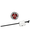 G0175_F9583,Beyblade X Let It Rip Set Lansator Si Roata Scythe Incendio 4-60t