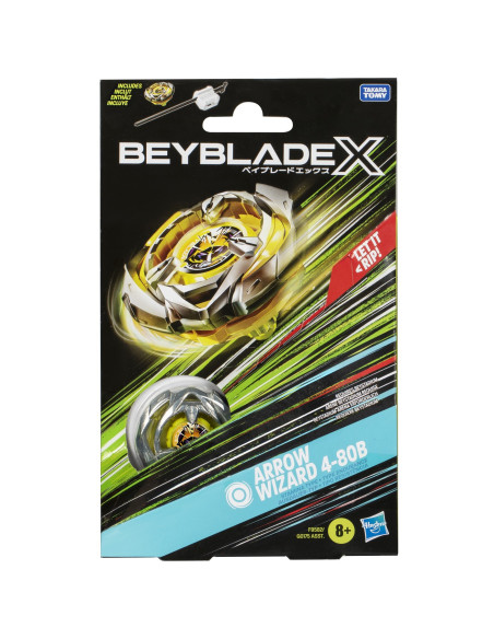 G0175_F9582,Beyblade X Let It Rip Set Lansator Si Roata Arrow Wizard 4-80b