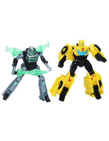 F8439,Transformers Earthspark Set 2 Figurine Bumblebee Si Mo Malto