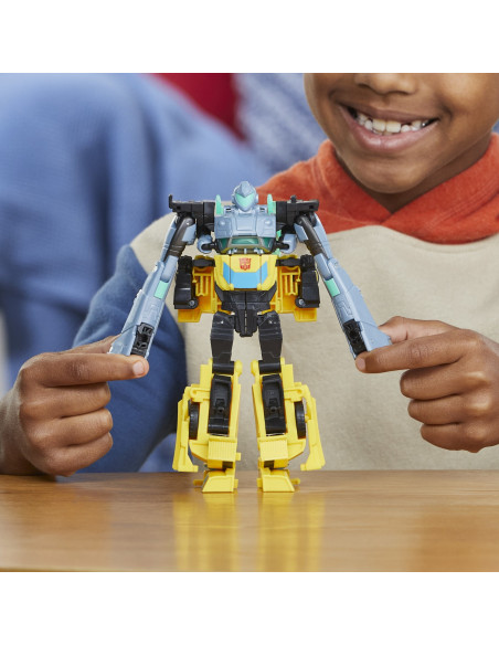 F8439,Transformers Earthspark Set 2 Figurine Bumblebee Si Mo Malto